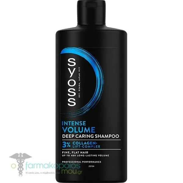Syoss Intense Volume Σαμπουάν για Λεπτά Αδύναμα Μαλλιά, 440ml