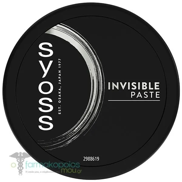 Syoss Invisible Paste Πηλός Μαλλιών Δυνατό Κράτημα 3, 100ml