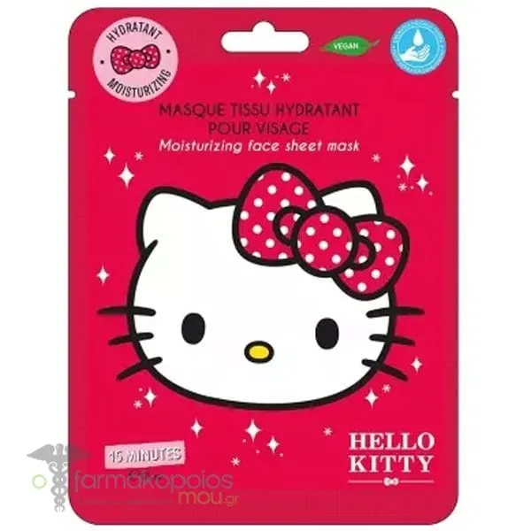 Take Care Hello Kitty Moisturizing Μάσκα Προσώπου για Ενυδάτωση, 1τεμ