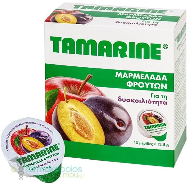 Tamarine Fruit Jam for Constipation, 10x12,5g