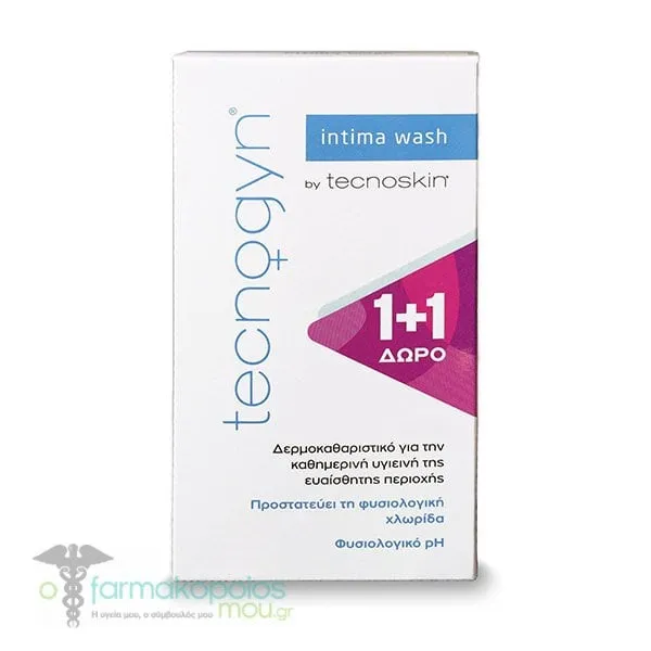 Tecnoskin Tecnogyn Intima Wash (1+1 FREE), 2x200ml