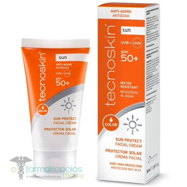 Tecnoskin Sun Protect Facial Cream Color SPF50+, 50ml