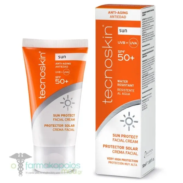 Tecnoskin Sun Protect Facial Cream SPF50+, 50ml