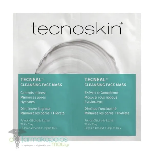 Tecnoskin Tecneal Cleansing Face Mask, 2x6ml