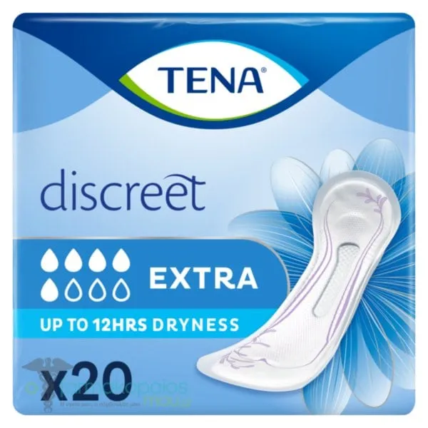 Tena Discreet Extra Σερβιέτες Ακράτειας, 20τεμ