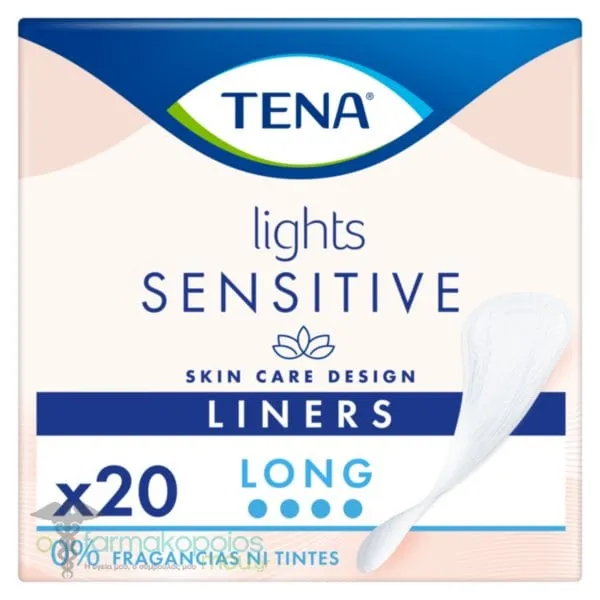 Tena Lights Sensitive Long Liners, 20pcs
