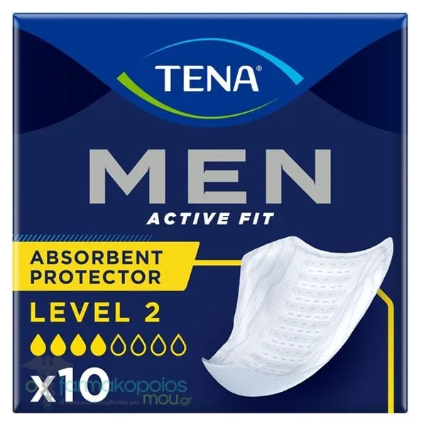 Tena Men Active Fit Absorbent Protector Level 2, 10pcs