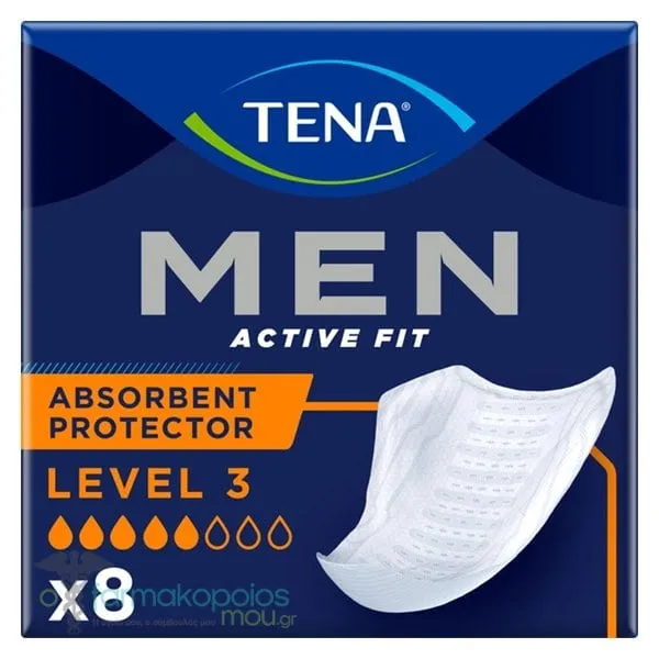 Tena Men Active Fit Absorbent Protector Level 3, 8pcs
