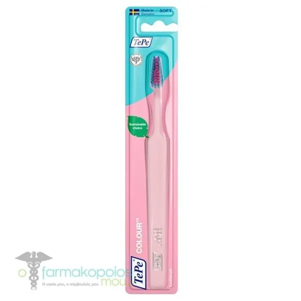 TePe Colour Soft Toothbrush, 1pc - light pink