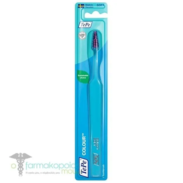 TePe Colour Soft Toothbrush, 1pc - Light Turquoise