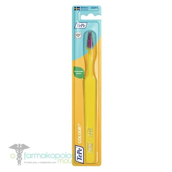 TePe Colour Soft Toothbrush, 1pc - YELLOW