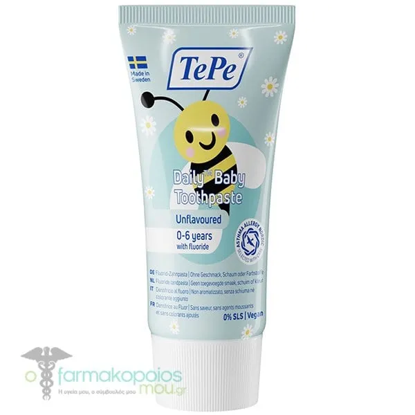 Tepe Daily Baby™ Toothpaste Οδοντόκρεμα για Παιδιά 0-6Y, 15ml