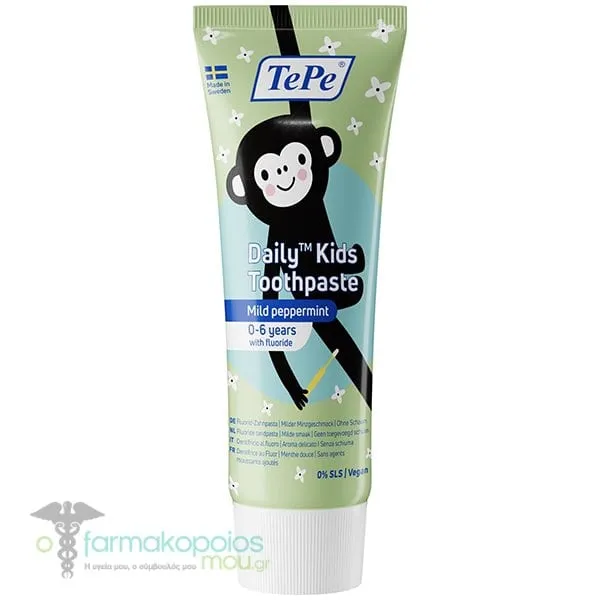 Tepe Daily Kids™ Toothpaste Οδοντόκρεμα για Παιδιά 0-6Y, 15ml