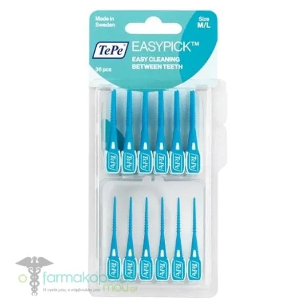 TePe EasyPick M/L Blue, 60pcs