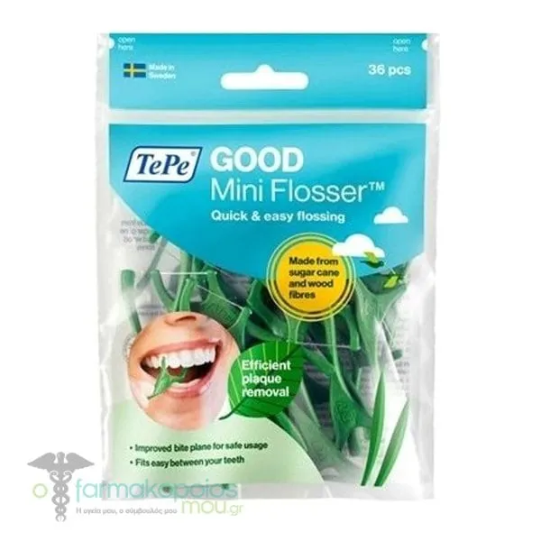 TePe Good Mini Flosser Green, 36pcs