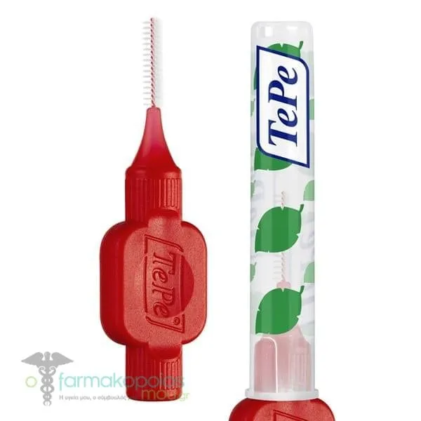 TePe Interdental Brush 0.5mm Μεσοδόντια Βουρτσάκια σε Κόκκινο Χρώμα, 20τεμ