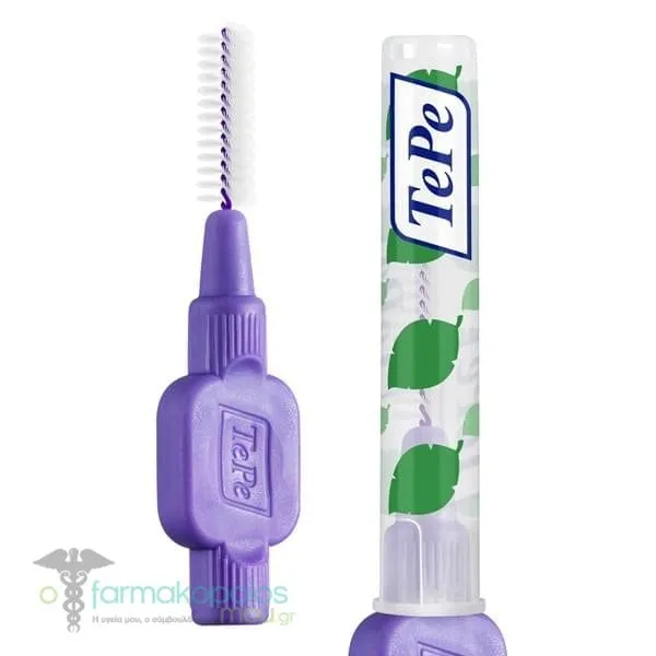 TePe Interdental Brush 1.1mm Μεσοδόντια Βουρτσάκια σε Μωβ Χρώμα, 20τεμ