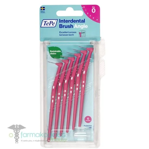 TePe International Brush Angle No.0, 6pcs