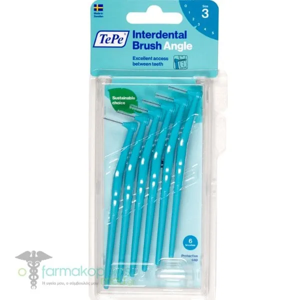 TePe International Brush Angle No.3, 6pcs