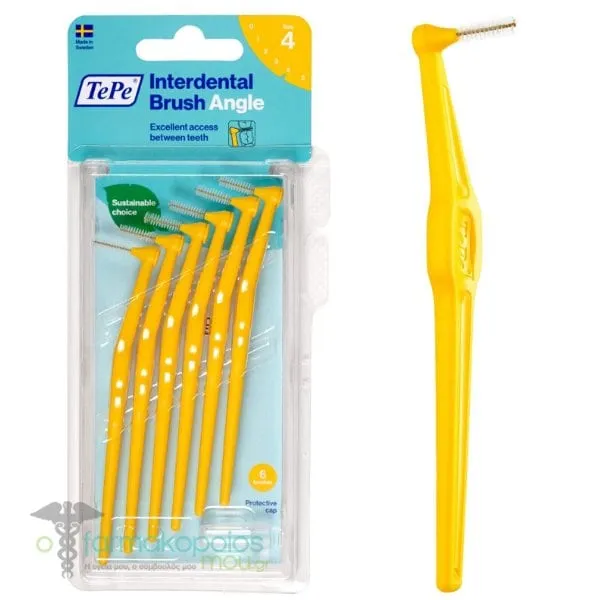 TePe International Brush Angle No.4, 6pcs
