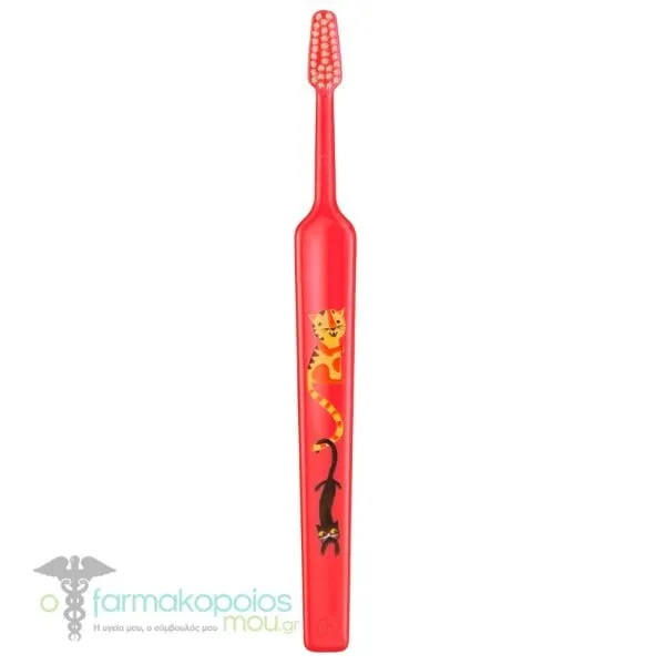 TePe Kids Soft Toothbrush Zoo, 1pc - Κοραλί