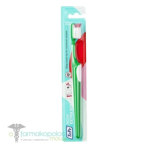TePe Nova Extra Soft Toothbrush, 1pc - Πρασινο