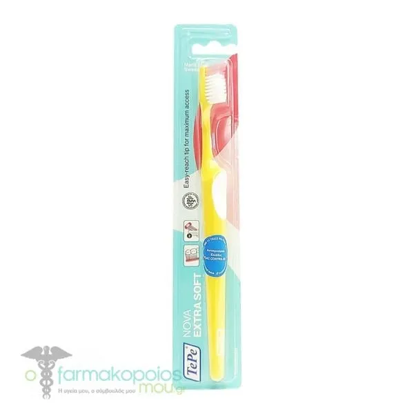 TePe Nova Extra Soft Toothbrush, 1pc - Κίτρινο