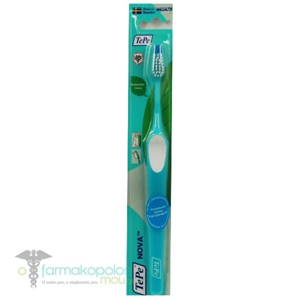 Tepe Nova Medium Toothbrush, 1pc - Γαλάζιο