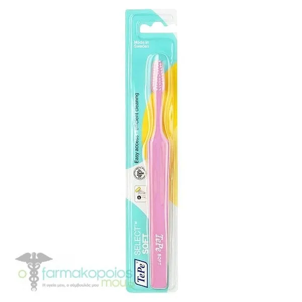 TePe Select Soft Toothbrush, 1pc - Ρόζ