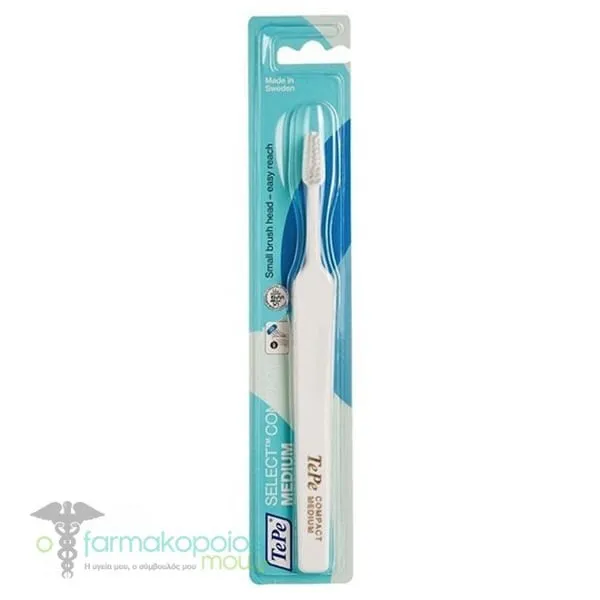 TePe Select Toothbrush Medium, 1pc - 008 Λευκό
