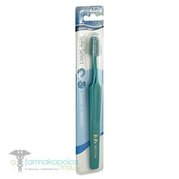 TePe Select Toothbrush Medium, 1pc - Πρασινο