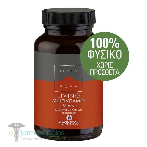 Terranova Living Multivitamin Man, 50caps