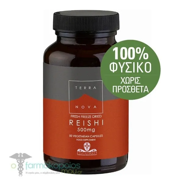 Terranova Reishi Mycelia 500mg, 50caps