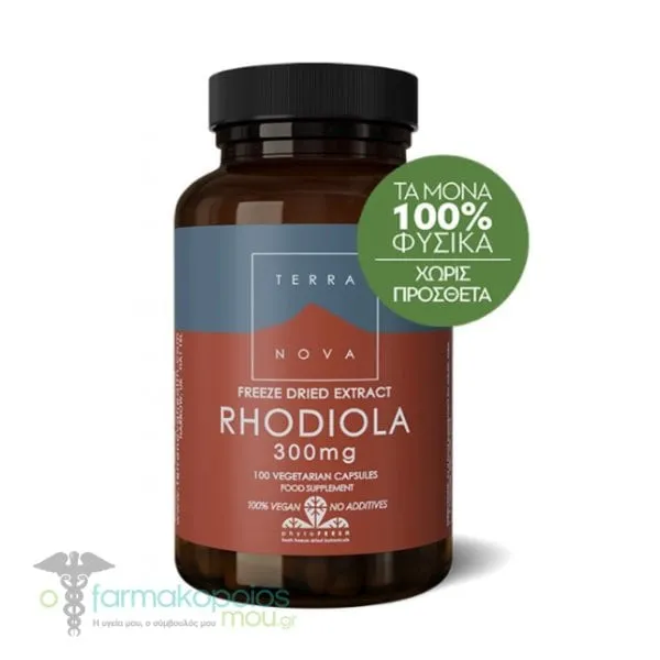Terranova Rhodiola Root 300mg, 100caps