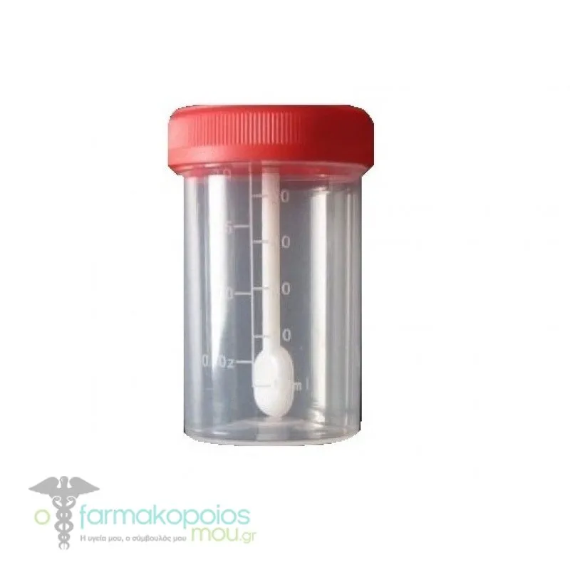 Test Δοχείο Συλλογής Κοπράνων Αποστειρωμένο, 60ml