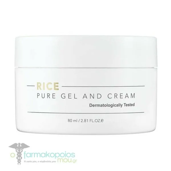 Thank You Farmer Rice Pure Gel & Cream Moisturiser, 80ml