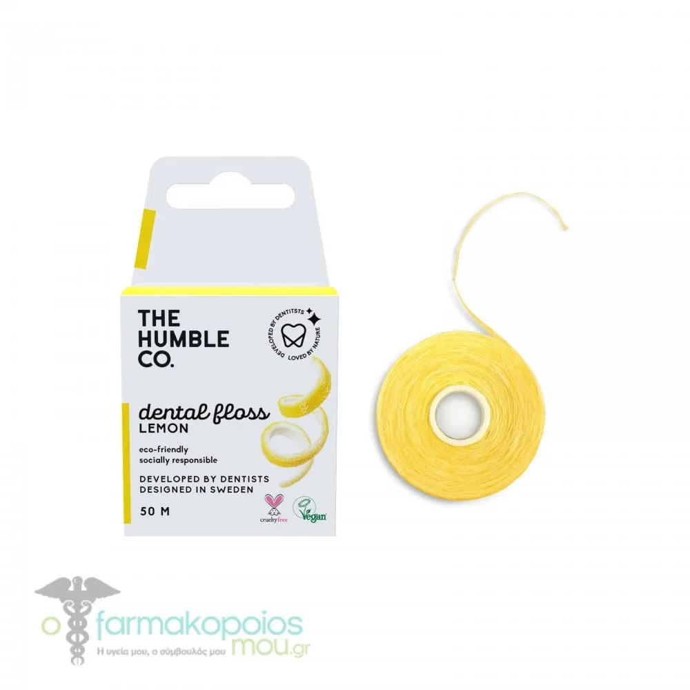The Humble Co. Dental Floss Lemon 50m, 1pc