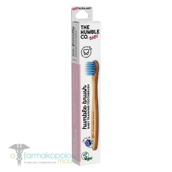 The Humble Co. Humble Brush Baby Bampoo Toothbrush, 1pc - Μπλέ