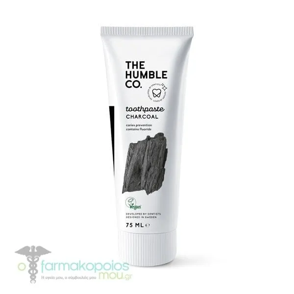 The Humble Co. Natural Toothpaste Charcoal, 75ml