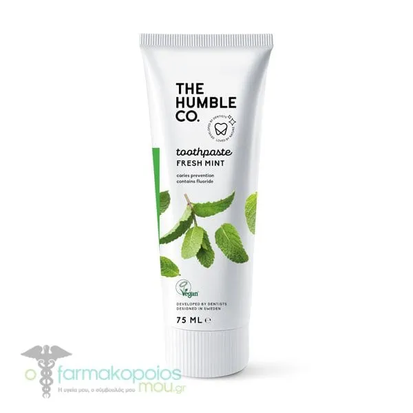 The Humble Co. Natural Toothpaste Fresh Mint, 75ml