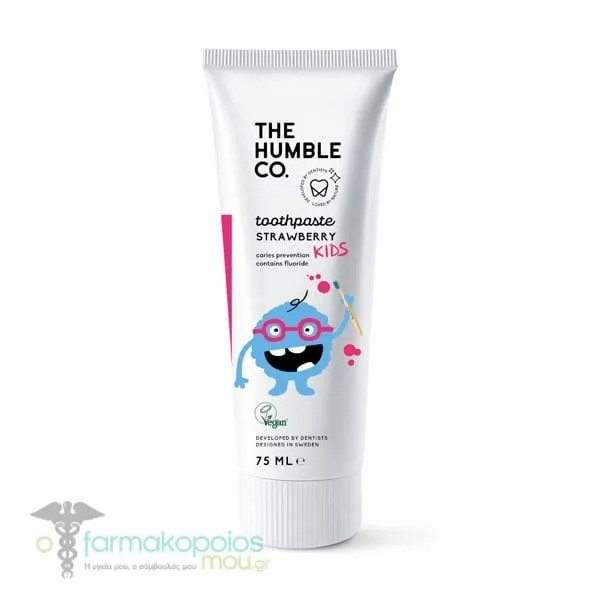 The Humble Co. Natural Toothpaste Kids Strawberry, 75ml