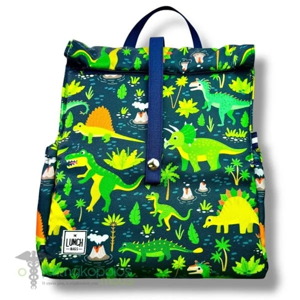 The Lunch Bags Kids Τσάντα Φαγητού Dinos 8L (26x19x28εκ), 1τεμ