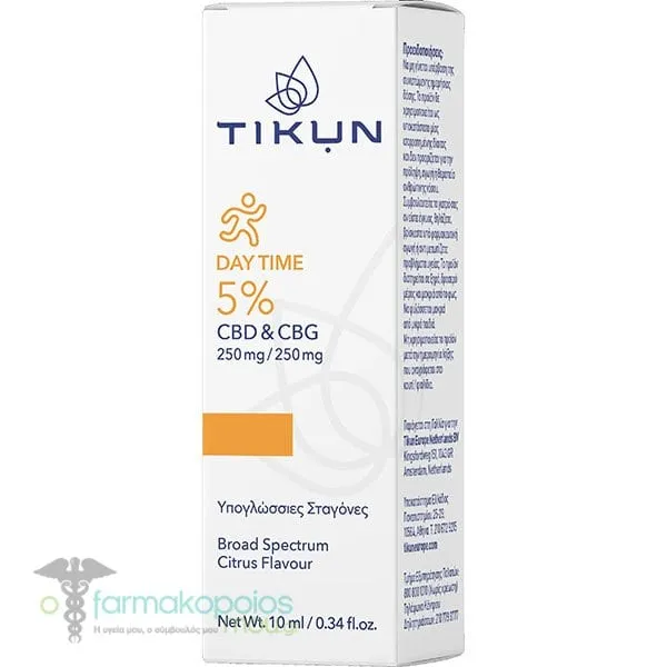 Tikun Day Time 5% Sublingual Cannabis Oil Drops, 10ml