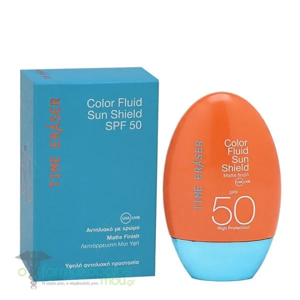 Time Eraser Color Fluid Sun Shield SPF50, 50ml
