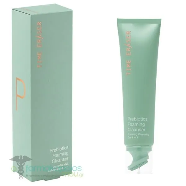 Time Eraser Prebiotics Foaming Cleanser Gel 4 in 1, 140ml