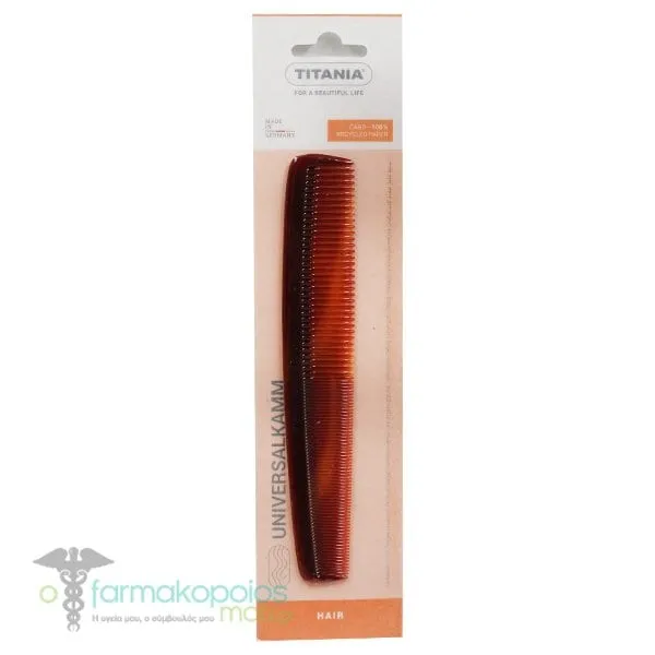 Titania Men's Comb Medium, 1pc - Κάφε