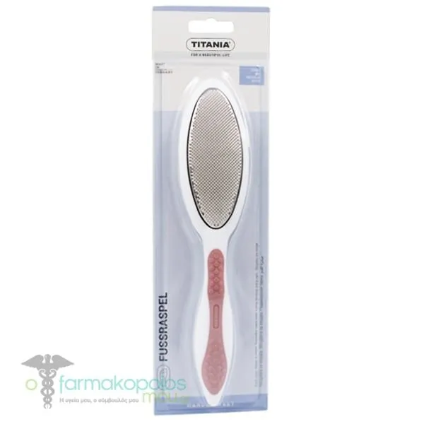 Titania Foot File Double-Sided Emery & Metal, 1pc - Σάπιο Μήλο