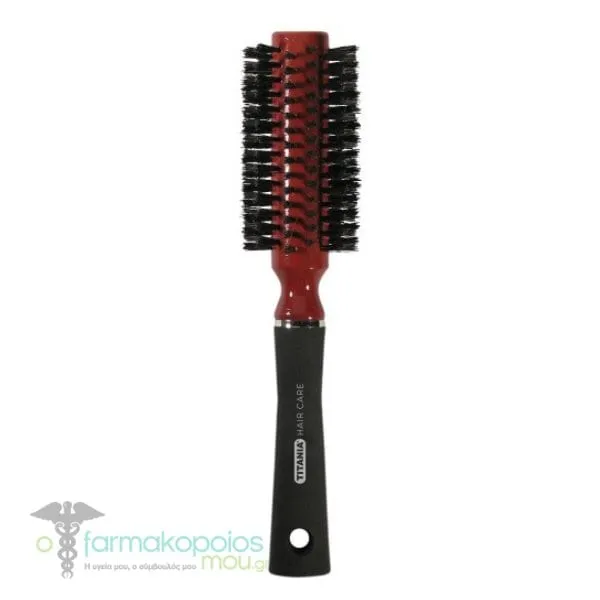 Titania Round Wooden Brush, 1pc