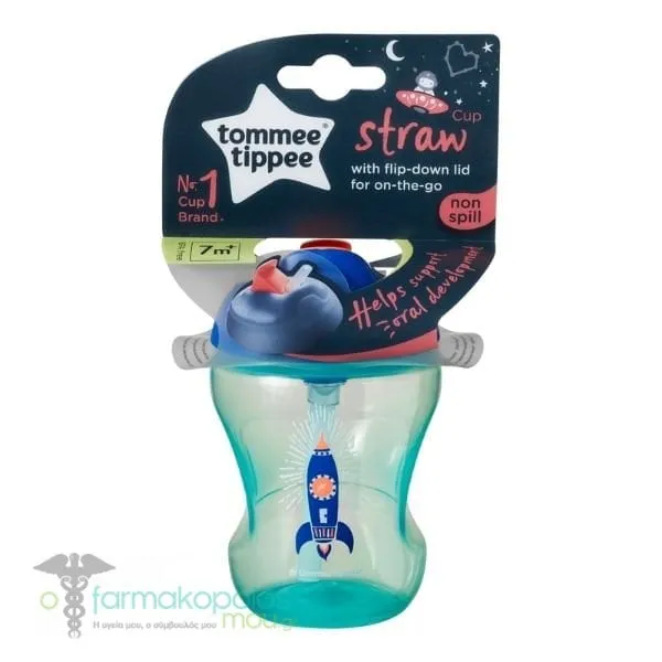 Tommee Tippee Train Straw Cup Boy 7m+, 230ml