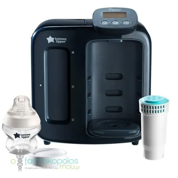 Tommee Tippee Perfect Prep Day &amp; Night Συσκευή Προετοιμασίας Γάλακτος σε Μαύρο Χρώμα, 1τεμ